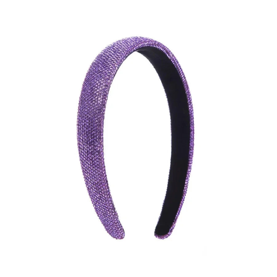 Wholesale Full diamond hair accessories rainbow net celebrity headband
